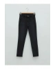 LCW Kids Siyah Skinny Fit Kız Çocuk Jean Pantolon