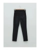 LCW Kids Siyah Skinny Fit Kız Çocuk Jean Pantolon