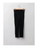 LCW Kids Siyah Slim Fit Gabardin Kız Çocuk Pantolon