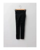 LCW Kids Siyah Slim Fit Gabardin Kız Çocuk Pantolon