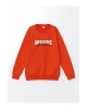 LCW Kids Turuncu Bisiklet Yaka Erkek Çocuk Sweatshirt