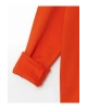 LCW Kids Turuncu Bisiklet Yaka Erkek Çocuk Sweatshirt