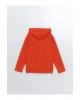 Lcw Kids Turuncu Kapüşonlu Baskılı Uzun Kollu Erkek Çocuk Sweatshirt