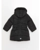 LCW Kids Yeni Siyah Kapüşonlu Kız Bebek Şişme Mont