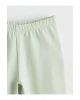LCW Kids Yeşil Beli Lastikli 3/4 Boy Kız Çocuk Tayt