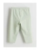 LCW Kids Yeşil Beli Lastikli 3/4 Boy Kız Çocuk Tayt