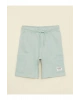 LCW Kids Yeşil Beli Lastikli Basic Erkek Çocuk Şort