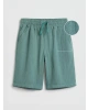 LCW Kids Yeşil Erkek Çocuk Müslin Şort