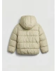LCW Kids Yeşil Kapüşonlu Çiçekli Kız Çocuk Şişme Mont