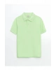 LCW Kids Yeşil Polo Yaka Erkek Çocuk Tişört