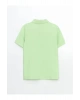 LCW Kids Yeşil Polo Yaka Erkek Çocuk Tişört