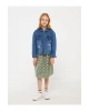LCW Kids Yırtık Detaylı Kız Çocuk Jean Ceket