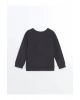 LCW KidsGri Bisiklet Yaka Kız Çocuk Sweatshirt Ve Eşofman Altı