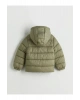 LCW KidsHaki Kapüşonlu Erkek Çocuk Şişme Mont