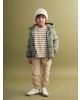 LCW KidsHaki Kapüşonlu Erkek Çocuk Şişme Mont