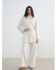 LCW Modest Bej Beli Lastikli Soft Touch Kadın Eşofman Altı