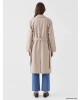 LCW Modest Bej Kuşaklı Kadın Gabardin Trençkot