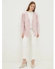 LCW Modest Ekru Slim Fit Düz Dobby Kumaş Kadın Pantolon