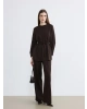 LCW Modest Kahverengi Beli Lastikli Soft Touch Kadın Eşofman Altı