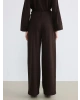 LCW Modest Kahverengi Beli Lastikli Soft Touch Kadın Eşofman Altı