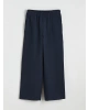 LCW Modest Lacivert Beli Lastikli Geniş Paça Kadın Pantolon