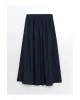 LCW Modest Lacivert Loose Fit Kadın Kloş Etek