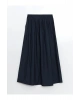 LCW Modest Lacivert Loose Fit Kadın Kloş Etek