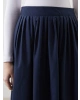 LCW Modest Lacivert Loose Fit Kadın Kloş Etek