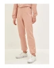 LCW Modest Pembe Beli Lastikli Baskılı Kadın Eşofman Altı