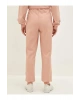LCW Modest Pembe Beli Lastikli Baskılı Kadın Eşofman Altı