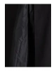 LCW Modest Siyah Kruvaze Yaka Oversize Kadın Trençkot