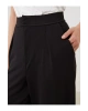 LCW Modest Siyah Loose Fit Pileli Kadın Pantolon