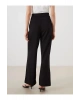 LCW Modest Siyah Loose Fit Pileli Kadın Pantolon