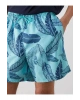 LCW SWIMWEAR Turkuaz Kısa Boy Desenli Erkek Deniz Şortu