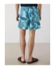 LCW SWIMWEAR Turkuaz Kısa Boy Desenli Erkek Deniz Şortu