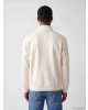 LCW Vision Bej Dik Yaka Baskılı Erkek Sweatshirt