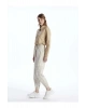 LCW Vision Bej Kadın Beli Lastikli Düz Jogger Pantolon