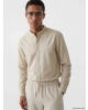 LCW Vision Bej Regular Fit Keten Karışımlı Erkek Gömlek