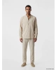LCW Vision Bej Regular Fit Keten Karışımlı Erkek Gömlek