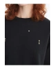 LCW Vision Bisiklet Yaka Parlak Taş Baskılı Kadın Kalın Sweatshirt