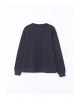 LCW Vision Bisiklet Yaka Parlak Taş Baskılı Kadın Kalın Sweatshirt