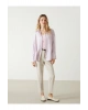 LCW Vision Çizgili Oversize Poplin Kadın Gömlek
