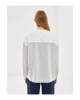 LCW Vision Ekru Bisiklet Yaka Baskılı Oversize Kadın Kalın Sweatshirt