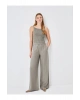 LCW Vision Haki Beli Lastikli Loose Fit Kadın Pantolon W4JP34Z8