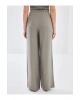 LCW Vision Haki Beli Lastikli Loose Fit Kadın Pantolon W4JP34Z8