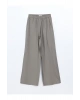 LCW Vision Haki Beli Lastikli Loose Fit Kadın Pantolon W4JP34Z8