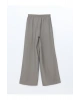 LCW Vision Haki Beli Lastikli Loose Fit Kadın Pantolon W4JP34Z8