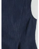 LCW Vision Indigo Bisiklet Yaka Peplum Jean Bluz