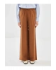 LCW Vision Kahverengi Beli Lastikli Loose Fit Kadın Pantolon