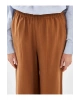 LCW Vision Kahverengi Beli Lastikli Loose Fit Kadın Pantolon